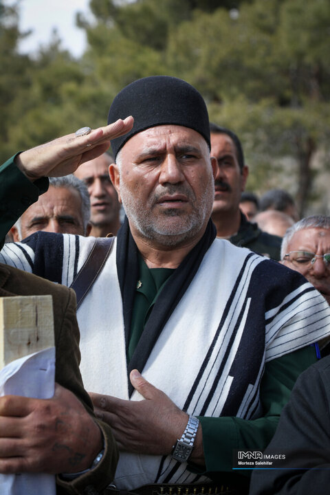 تشییع پیکر شهید «اردشیر رئیسی دهکردی» در شهرکرد