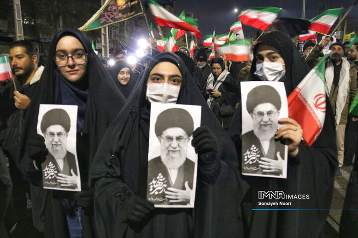 قیام شبانه کردهای کرمانشاه در خونخواهی از رهبر شهید