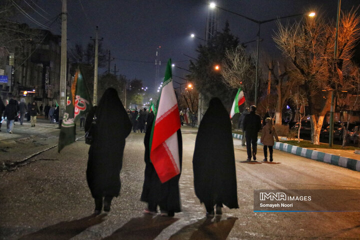 قیام شبانه کردهای کرمانشاه در خونخواهی از رهبر شهید
