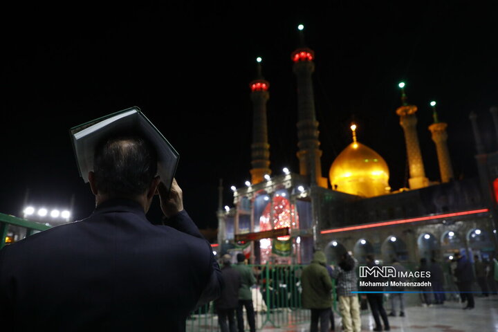 مراسم احیا شب نوزدهم ماه مبارک رمضان در حرم حضرت معصومه (س)