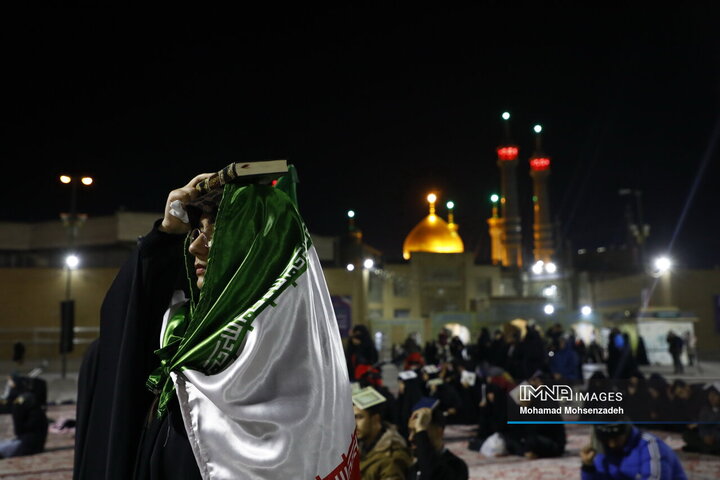 مراسم احیا شب نوزدهم ماه مبارک رمضان در حرم حضرت معصومه (س)