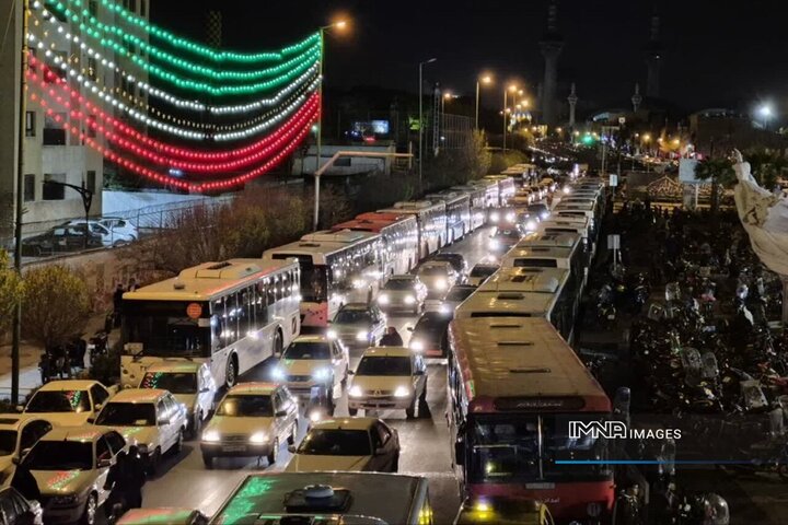 همراهی ناوگان اتوبوسرانی اصفهان با شب‌زنده‌داران شب قدر