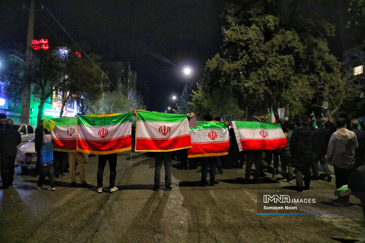 مراسم  احیای شب نوزدهم وعزای رهبر شهید در خیابان‌های کرمانشاه