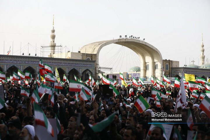 اجتماع سراسری میثاق با امام شهید امت و بیعت با رهبر سوم انقلاب در مسجد مقدس جمکران
