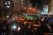 در شب شهادت امیر المومنین خیابان‌های کرمانشاه مملو از عزاداران قائد امت
