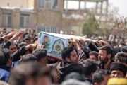 تشییع باشکوه پیکر سرباز شهید امید کارچانی