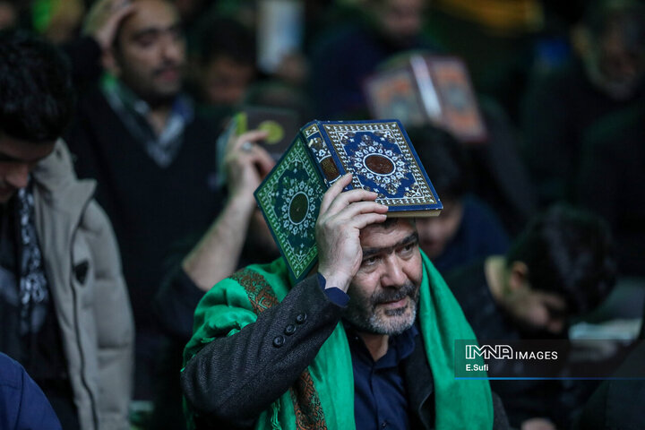 احیای شب بیست و یکم ماه مبارک رمضان در اراک