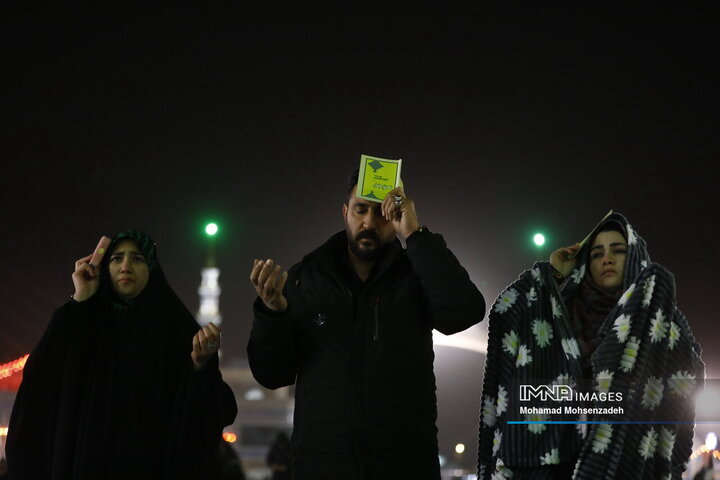 مراسم احیا شب بیست ویکم ماه مبارک رمضان در مسجد مقدس جمکران