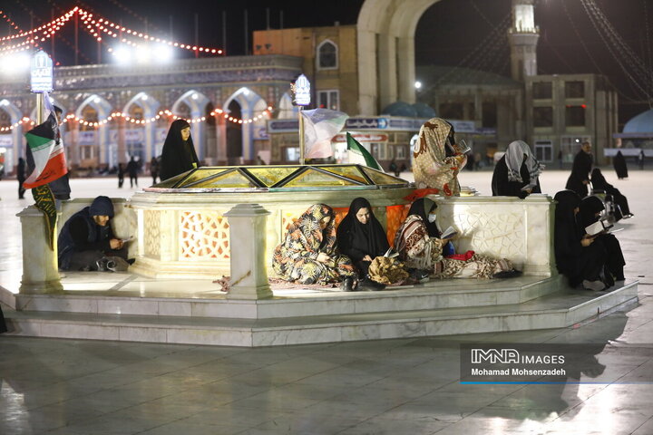 مراسم احیا شب بیست ویکم ماه مبارک رمضان در مسجد مقدس جمکران