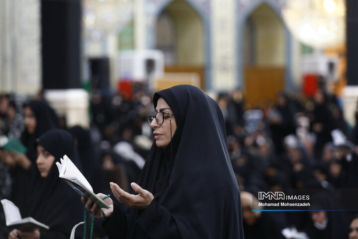 مراسم احیا شب بیست ویکم ماه مبارک رمضان در مسجد مقدس جمکران
