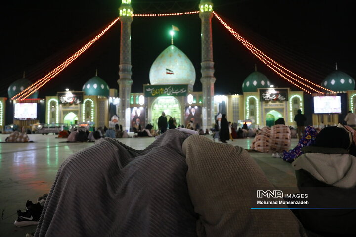مراسم احیا شب بیست ویکم ماه مبارک رمضان در مسجد مقدس جمکران