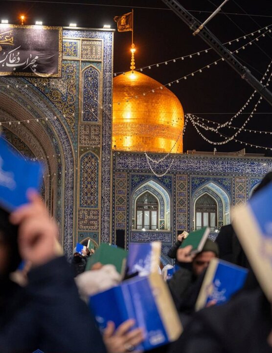 احیای شب ۲۱ ماه رمضان در حرم مطهر رضوی