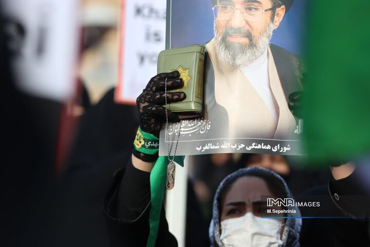 اجتماع عظیم مردمی قرآنی شهید راه قرآن آیت الله سید علی حسینی خامنه‌ای(قدس‌سره) در تبریز