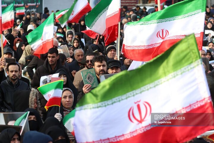 اجتماع عظیم مردمی قرآنی شهید راه قرآن آیت الله سید علی حسینی خامنه‌ای(قدس‌سره) در تبریز