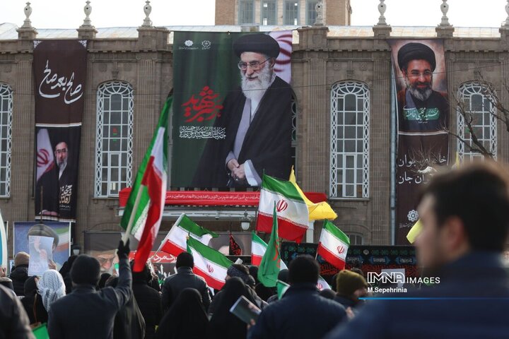 اجتماع عظیم مردمی قرآنی شهید راه قرآن آیت الله سید علی حسینی خامنه‌ای(قدس‌سره) در تبریز