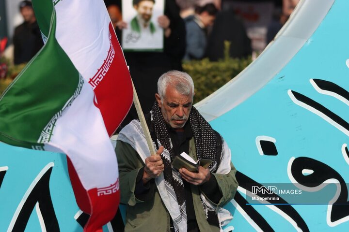 اجتماع عظیم مردمی قرآنی شهید راه قرآن آیت الله سید علی حسینی خامنه‌ای(قدس‌سره) در تبریز