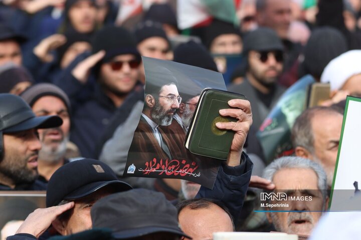 اجتماع عظیم مردمی قرآنی شهید راه قرآن آیت الله سید علی حسینی خامنه‌ای(قدس‌سره) در تبریز