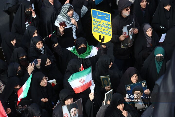 اجتماع عظیم مردمی قرآنی شهید راه قرآن آیت الله سید علی حسینی خامنه‌ای(قدس‌سره) در تبریز