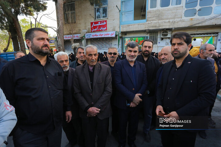 قافله عزاداران علوی در خوراسگان اصفهان