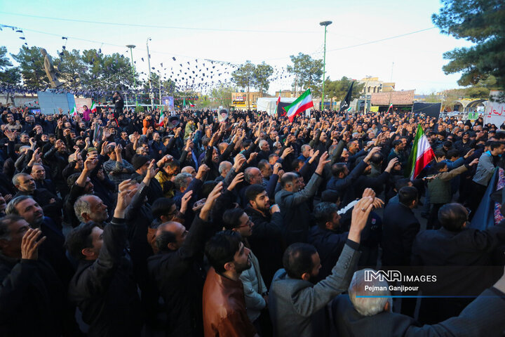 قافله عزاداران علوی در خوراسگان اصفهان