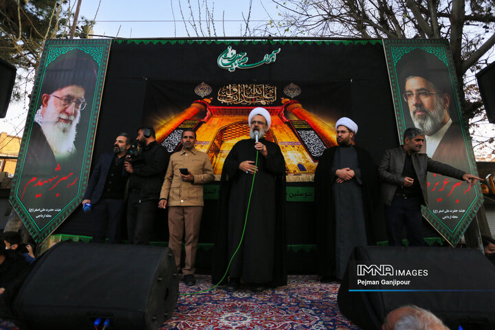 قافله عزاداران علوی در خوراسگان اصفهان