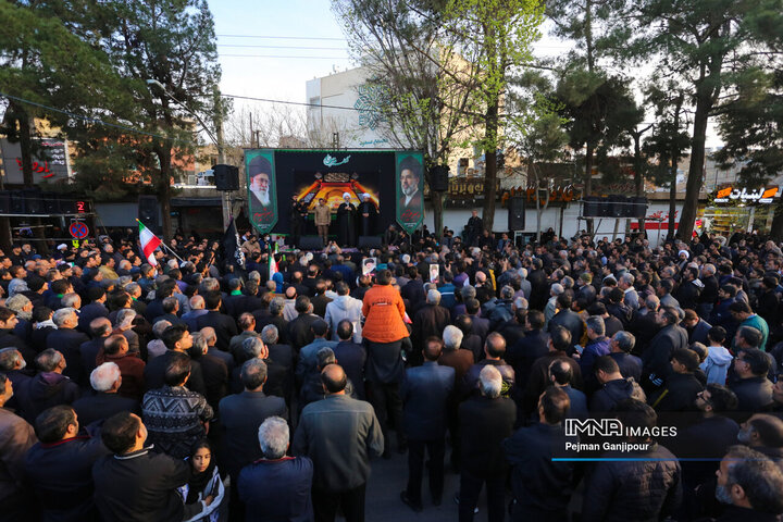 قافله عزاداران علوی در خوراسگان اصفهان