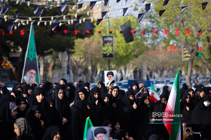 قافله عزاداران علوی در خوراسگان اصفهان
