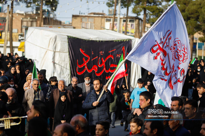 قافله عزاداران علوی در خوراسگان اصفهان