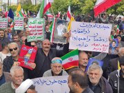 شیرازی‌ها زیر باران، یکپارچه فریاد مقاومت در روز قدس را سر دادند