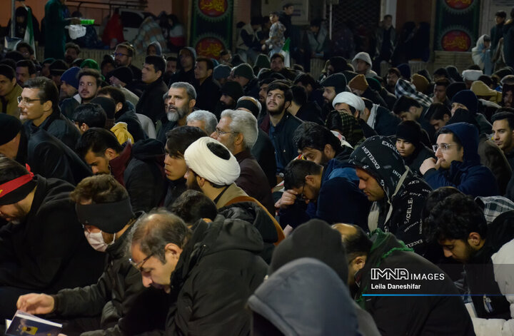 حضور میدانی مردم دارالعباده یزد درشب بیست و سوم ماه مبارک رمضان