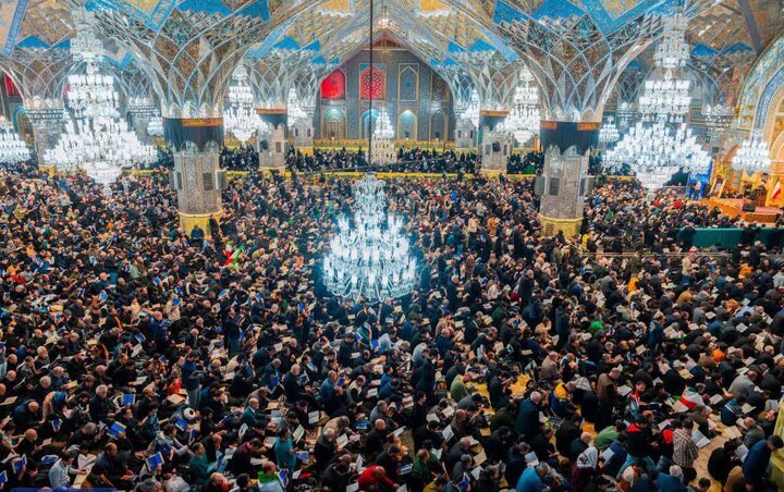 احیای شب ۲۳ ماه رمضان در حرم مطهر رضوی