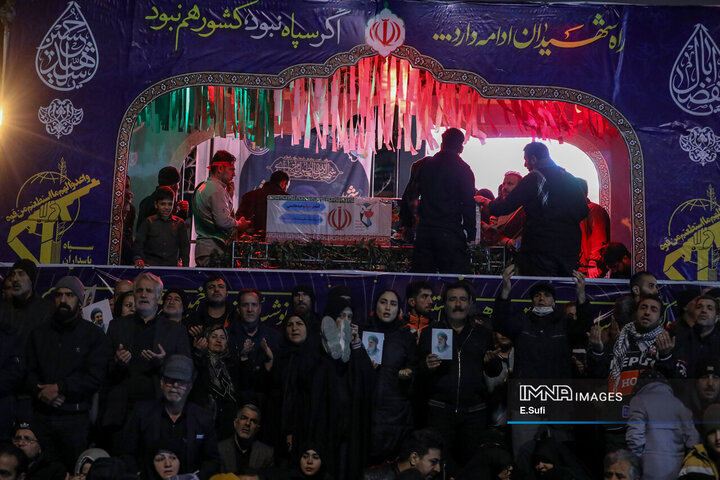 احیای شب بیست و سوم ماه مبارک رمضان و وداع با سپهبدشهید محمد پاکپور در اراک