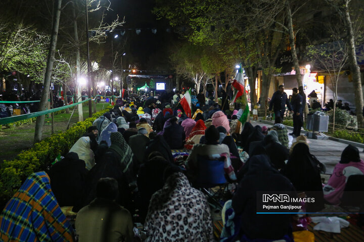 احیای شب بیست‌و‌سوم ماه مبارک رمضان در گذر فرهنگی چهارباغ