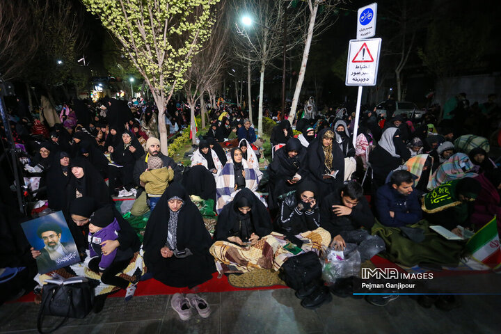 احیای شب بیست‌و‌سوم ماه مبارک رمضان در گذر فرهنگی چهارباغ