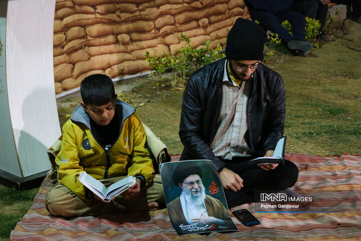 احیای شب بیست‌و‌سوم ماه مبارک رمضان در گذر فرهنگی چهارباغ