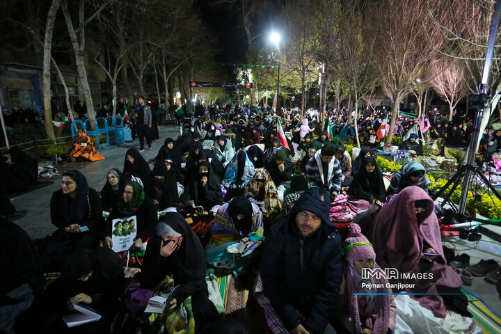 احیای شب بیست‌و‌سوم ماه مبارک رمضان در گذر فرهنگی چهارباغ