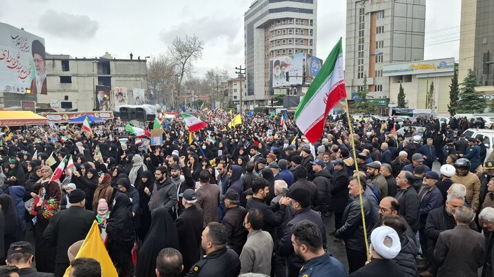 فیلم| خونخواهی، انتقام و بیعت فریاد مازندرانی‌ها در روز قدس
