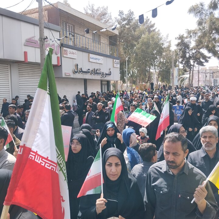 حضور پرشور مردم زاهدان در راهپیمایی روز قدس