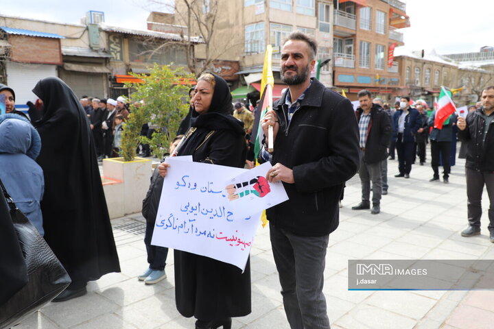 راهپیمایی روز قدس در سنندج