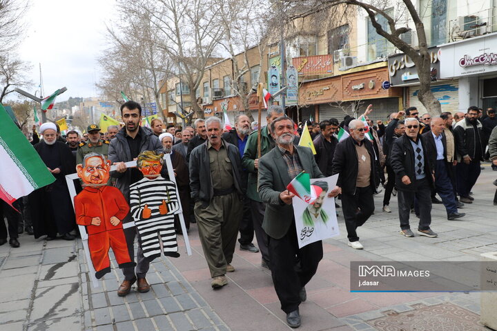 راهپیمایی روز قدس در سنندج