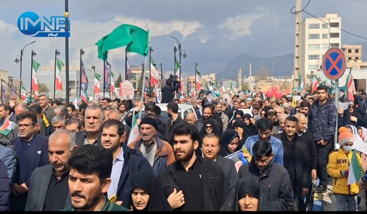 فیلم| حماسه‌سازی ایلامی‌ها در روز جهانی قدس