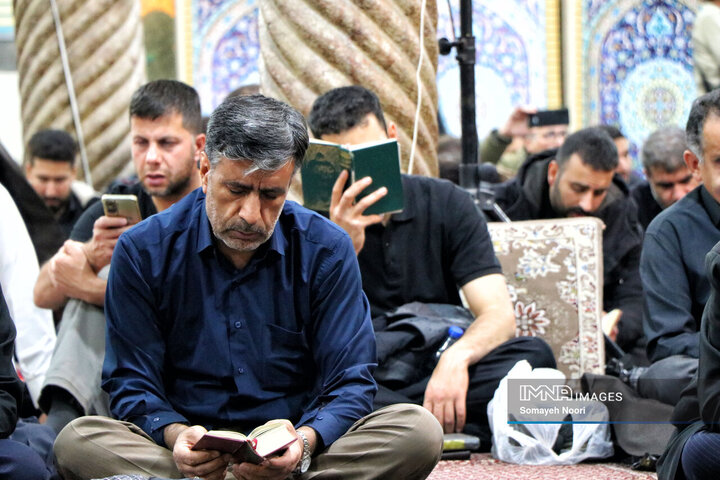 احیای دل‌ها و اجتماعِ منتقمون در شب سوم احیا در کرمانشاه