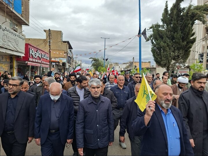 تأکید فرشاد ابراهیم‌پور بر اهمیت اتحاد در راهپیمایی روز قدس ایذه