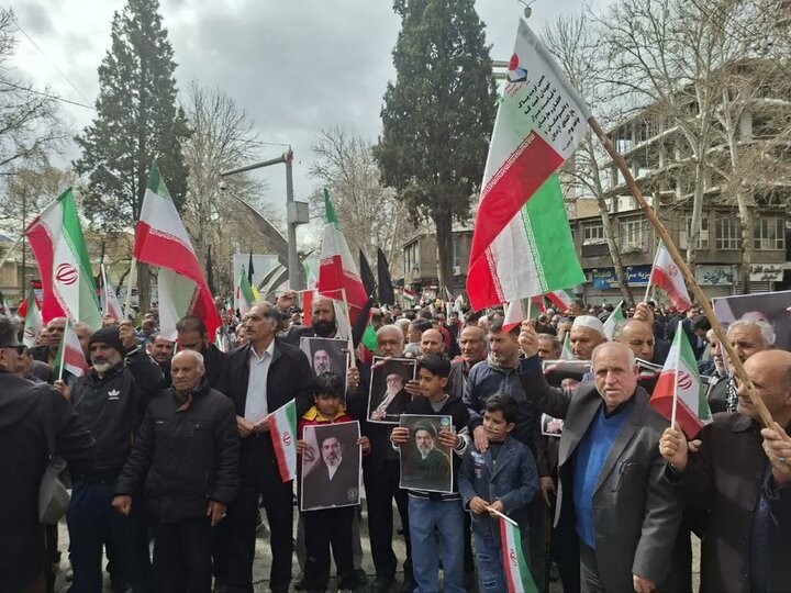 راهپیمایی حماسی روز قدس در خرم‌آباد، فریاد انزجار از صهیونیسم