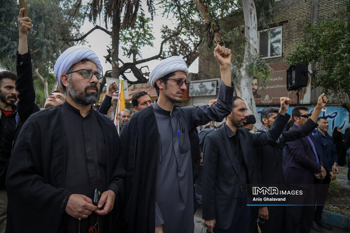 خروش اهوازی‌ها در حمایت از فلسطین در روز جهانی قدس