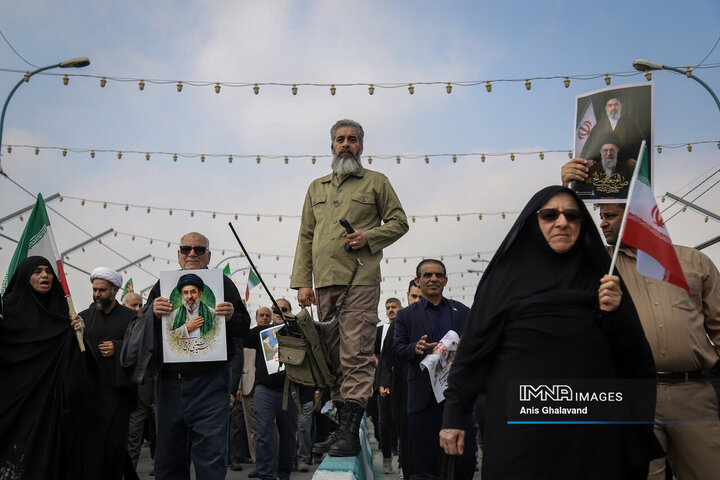 خروش اهوازی‌ها در حمایت از فلسطین در روز جهانی قدس