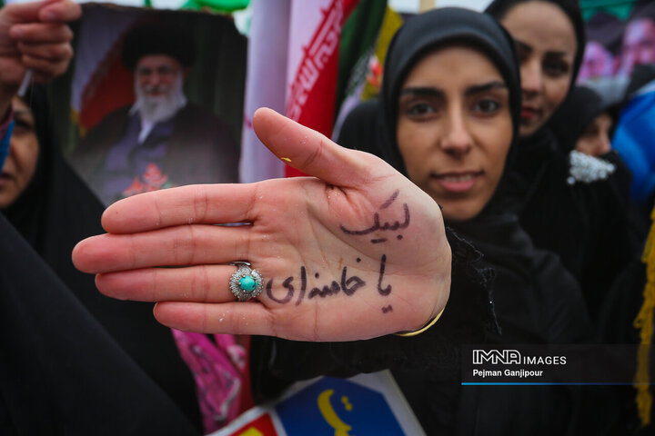 طنین بانگ «مرگ بر اسرائیل» در روز قدس اصفهان