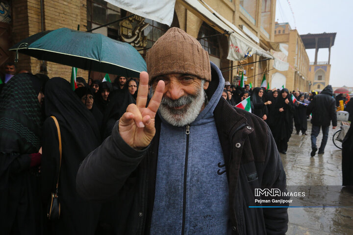 طنین بانگ «مرگ بر اسرائیل» در روز قدس اصفهان