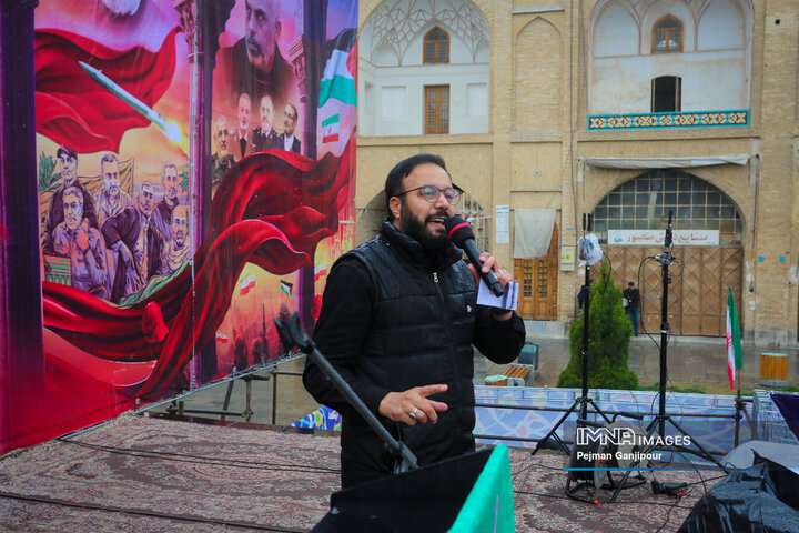 طنین بانگ «مرگ بر اسرائیل» در روز قدس اصفهان