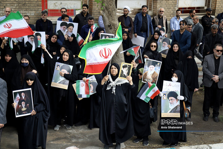 خروش اهوازی‌ها در حمایت از فلسطین در روز جهانی قدس